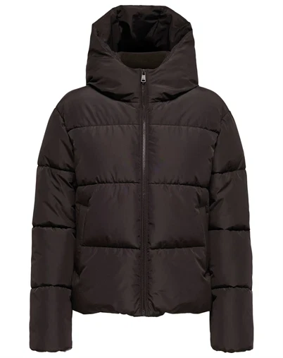 Only - ONLJuta Short Puffer Jakke -  Chocolate Torte 